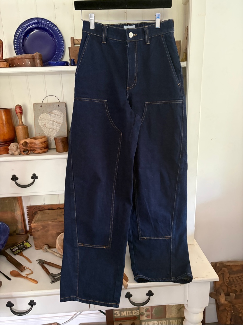 Obey NWOT Women’s Navy Utility Work Jeans